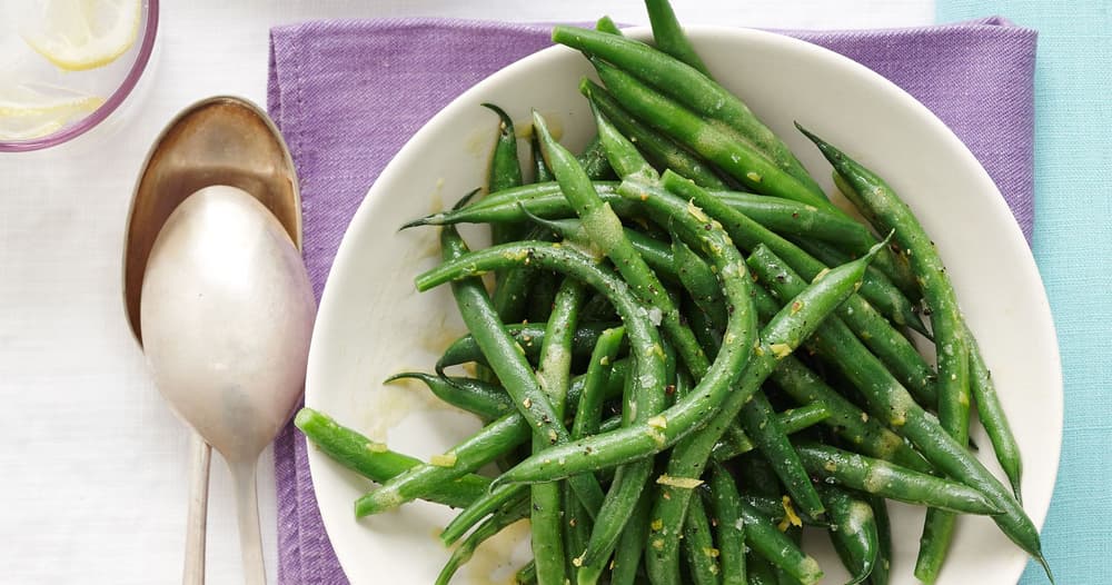 Green Beans with Lemon Vinaigrette Punchfork