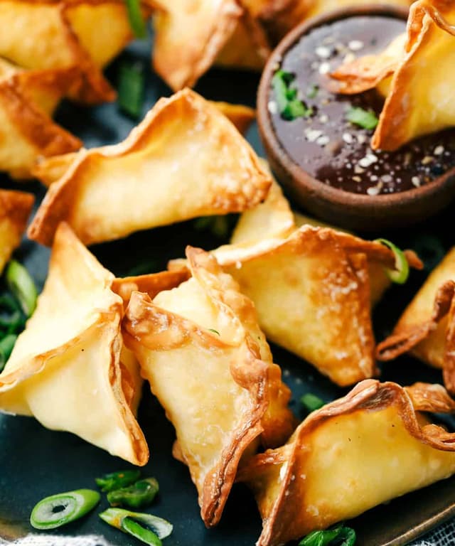 Air Fryer Cream Cheese Wontons Punchfork