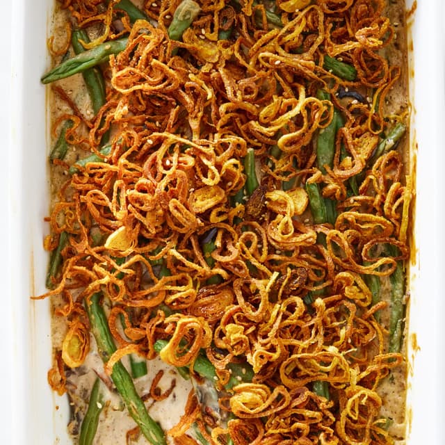 Za’atar Green Bean Casserole Punchfork