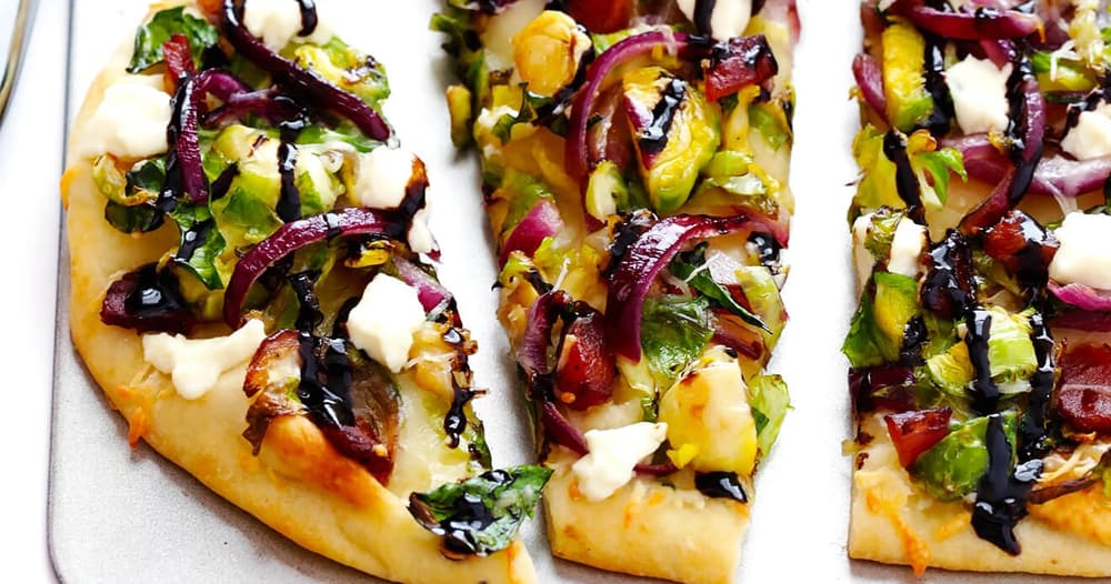 Brussels Sprouts and Bacon Flatbread Punchfork