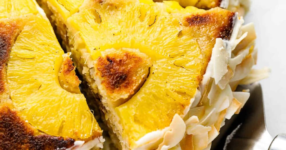 Pineapple Coconut Upside Down Cake Punchfork