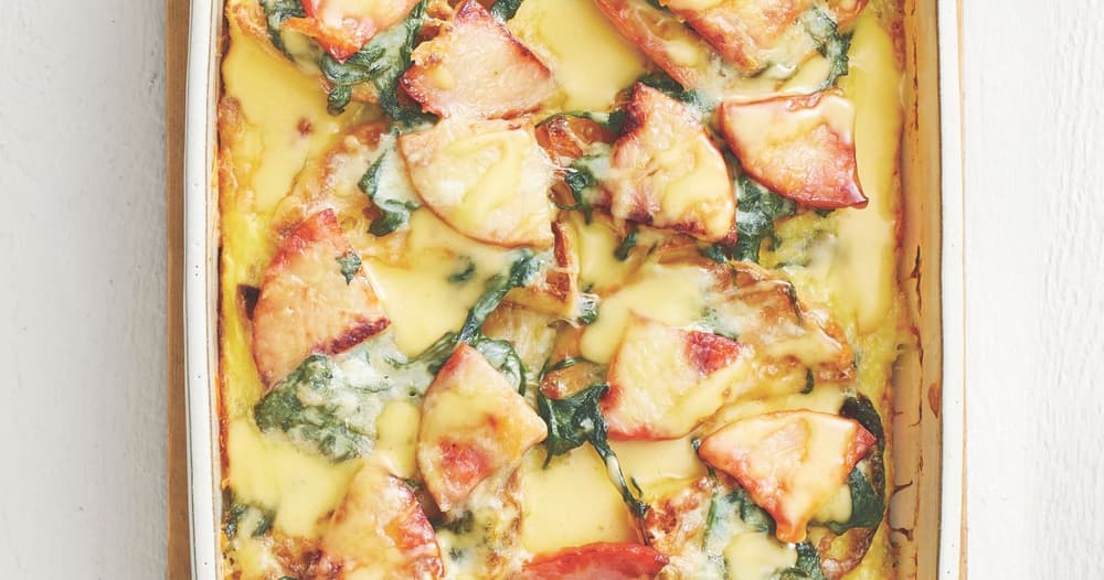 Eggs Benedict Strata Punchfork