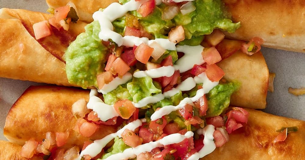 Chicken Flautas Punchfork