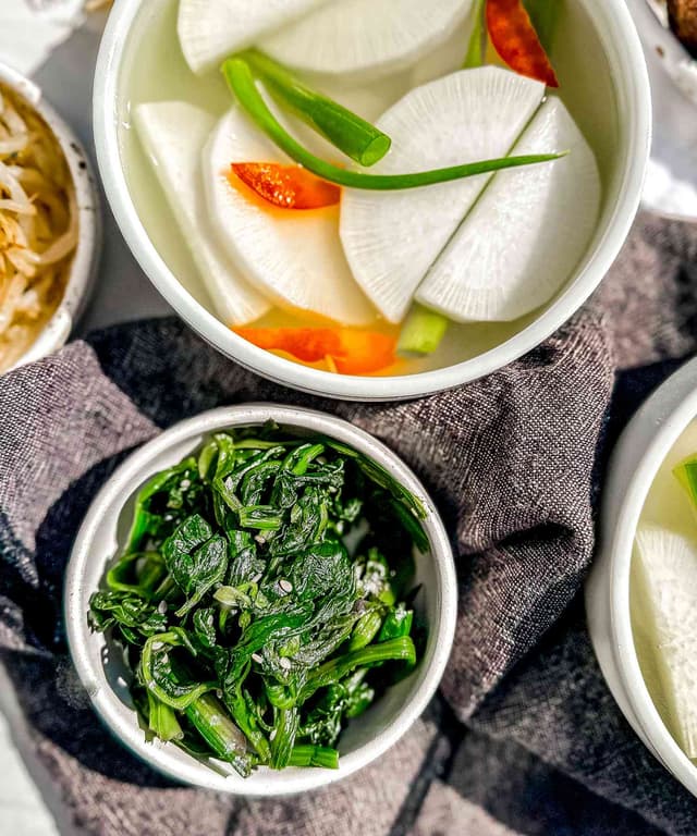 Dongchimi (Korean Radish Water Kimchi) Punchfork