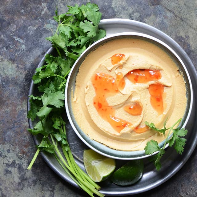 Thai Curry Peanut Butter Hummus Punchfork