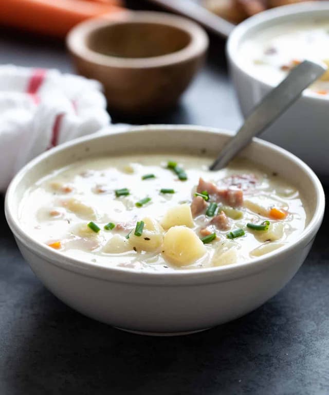 Ham and Potato Soup Punchfork