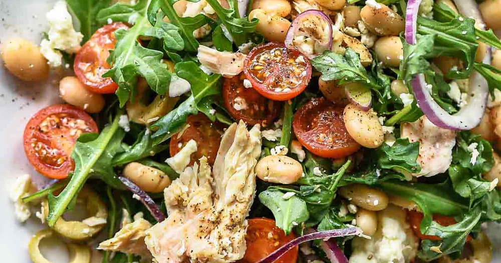 Tuscan Tuna and White Bean Salad Punchfork