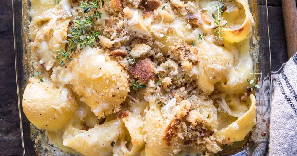 Baked Brie Mac and Cheese Punchfork