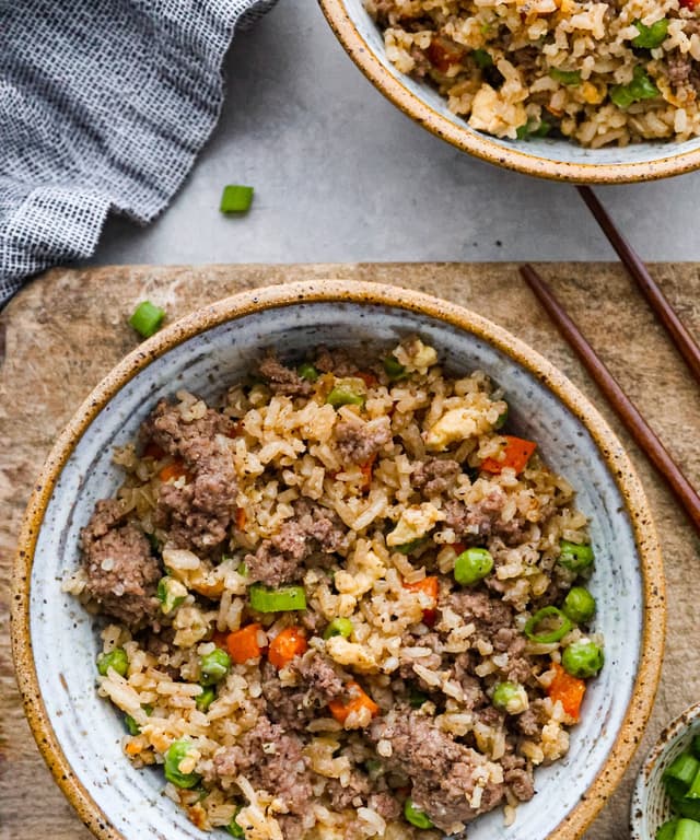 Ground Beef Fried Rice Punchfork