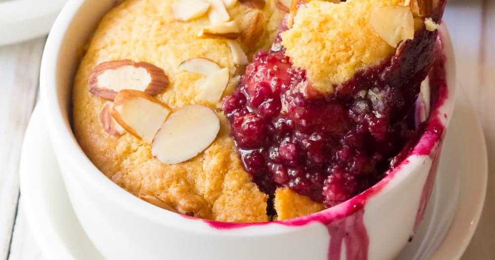 Mixed Berry Cobbler Cups Punchfork