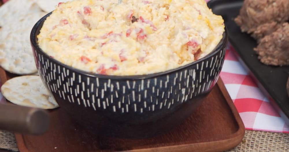 Smoked Gouda Pimiento Cheese Punchfork