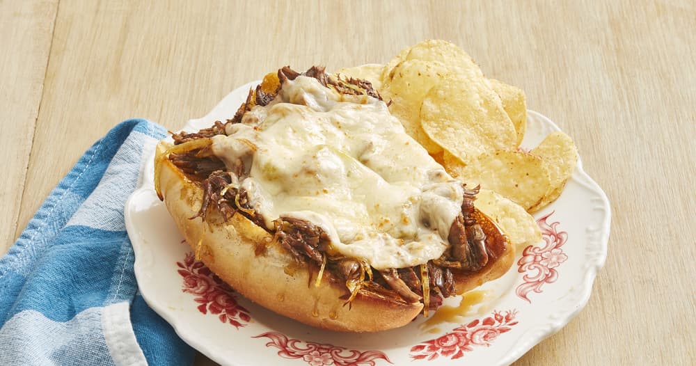 SlowCooker Drip Beef Sandwiches Punchfork