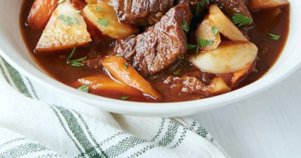 Beef Stew with Root Vegetables Punchfork