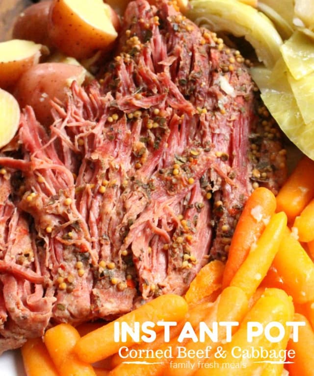Instant Pot Corned Beef and Cabbage Punchfork