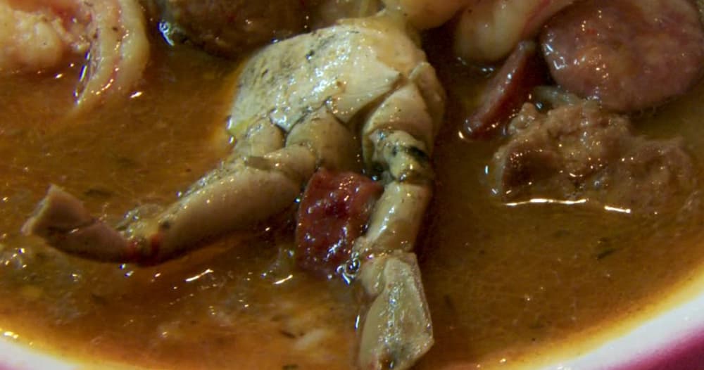 Dooky Chase's Shrimp Gumbo Punchfork