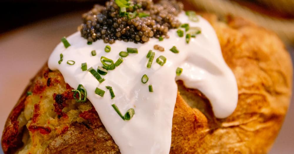 Crab and Caviar TwiceBaked Potatoes Punchfork