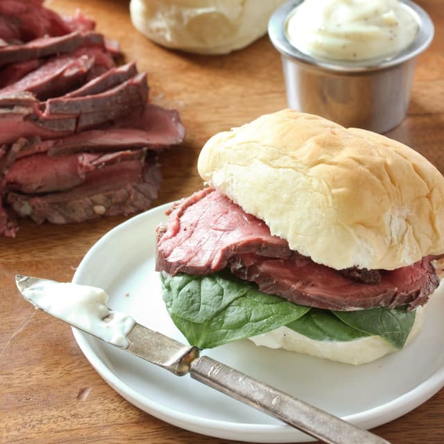 Beef Tenderloin Sliders with Horseradish Sauce Punchfork