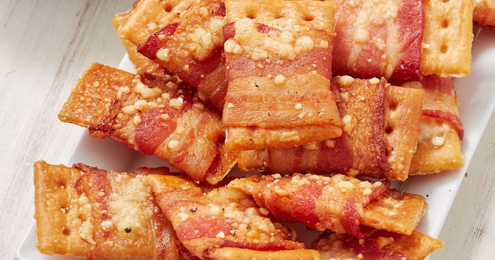 Bacon Parm Crackers Punchfork