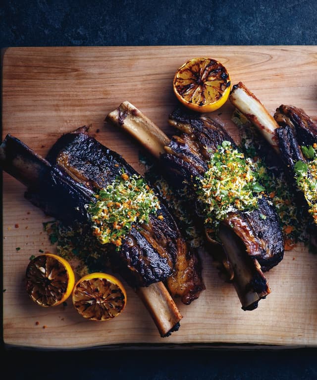SlowCooked Short Ribs with Gremolata Punchfork