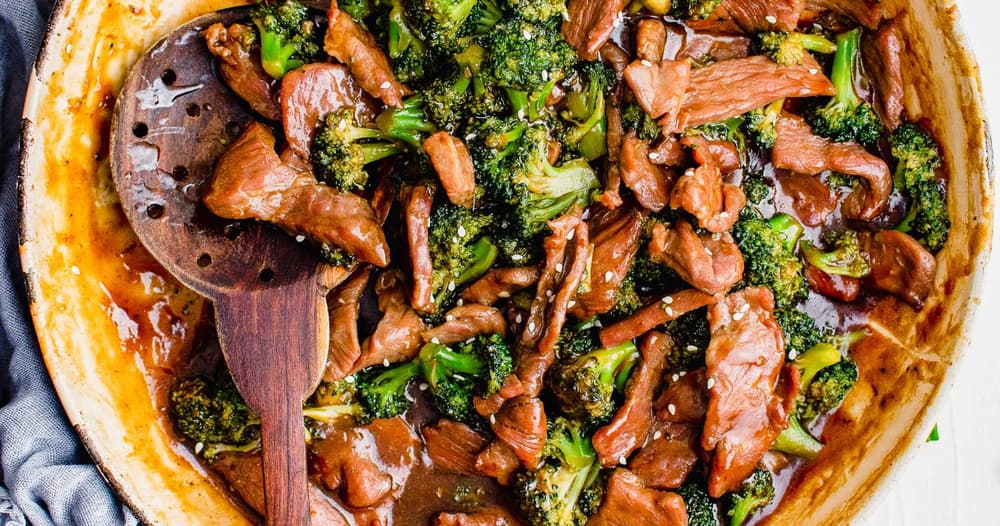 Teriyaki Beef and Broccoli Punchfork
