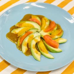 asian pear salad with orange ginger dressing A refreshing Asian pear salad with orange ginger dressing is a healthy and  delicious side dish! Crisp vegetables and pears are tossed in a sweet,  tangy dressing. Recipe --> https://www.jessicagavin.com/asian-pear-salad -with-orange-ginger-dressing/
