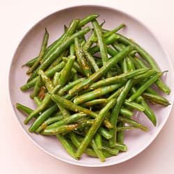smashed green beans with lemony sumac dressing Smashed Green Beans with Lemony Sumac Dressing