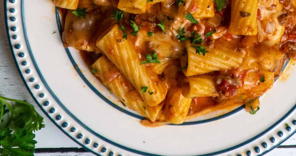 Instant Pot Baked Ziti with Sausage Punchfork