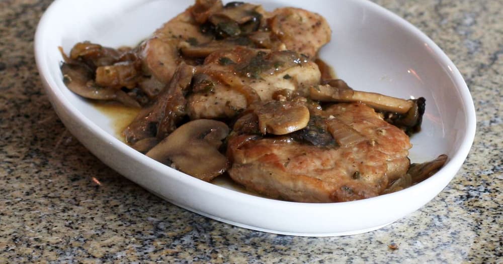 Pork Tenderloin with Mushrooms and Onions | Punchfork