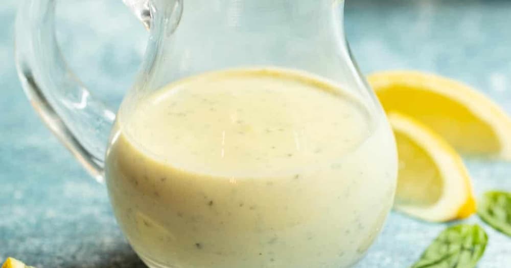 Tahini Lemon Basil Salad Dressing Punchfork