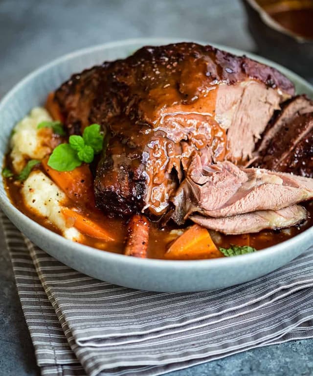 Easy Slow Cooker Lamb Shanks Punchfork