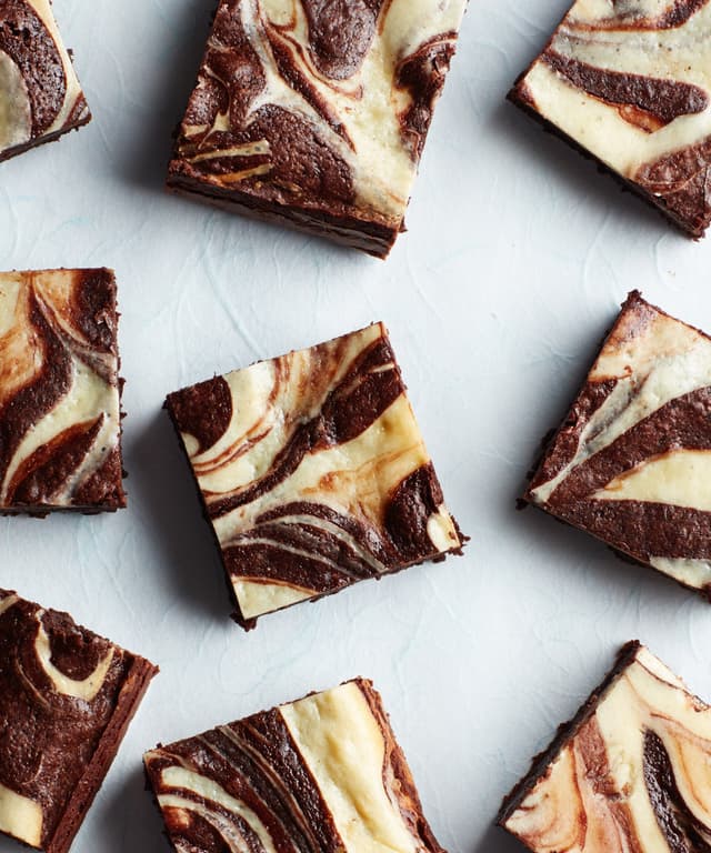 Fudgy GlutenFree Cream Cheese Brownies Punchfork