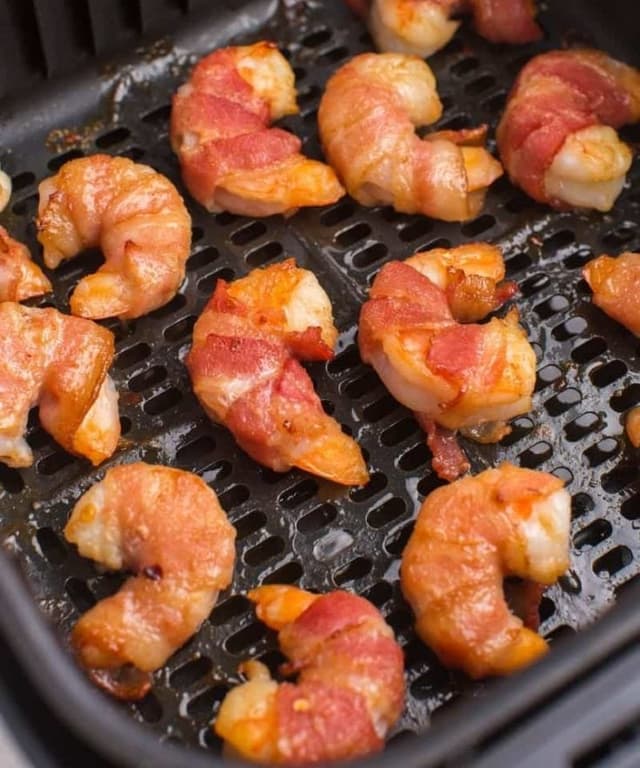 BaconWrapped Shrimp in Air Fryer Punchfork