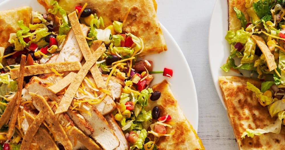 Copycat Chili's Quesadilla Explosion Salad Punchfork