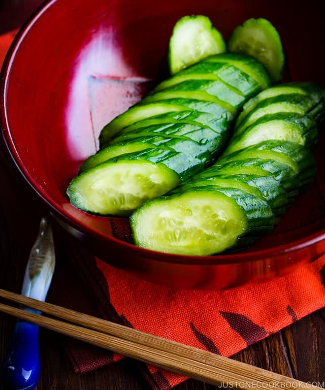 Japanese Pickled Cucumbers Punchfork