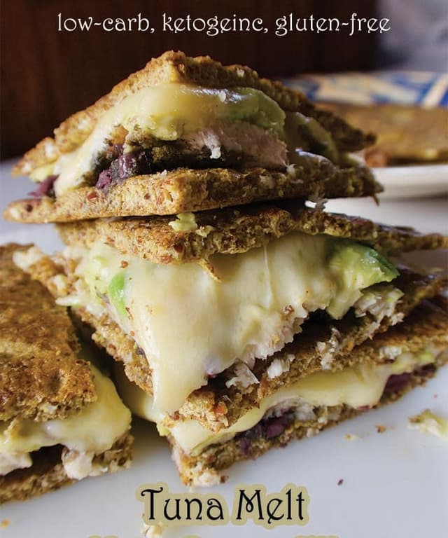 Tuna Melt Keto Quesadilla Punchfork
