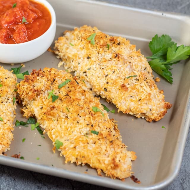 Crispy Panko Chicken Tenderloins Punchfork
