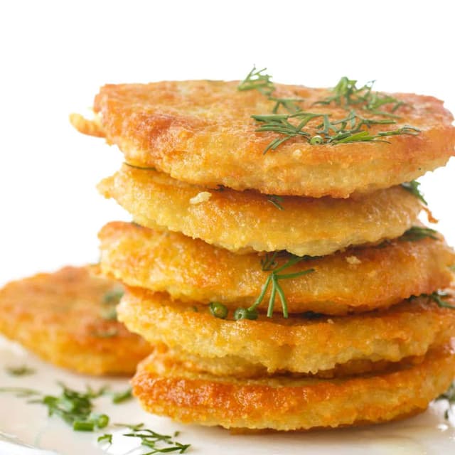 Perfect Gluten-Free Potato Pancakes (Vegan) | Punchfork