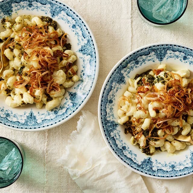 Middle Eastern Mac & Cheese with Za’atar Pesto From Ottolenghi Test Kitchen Punchfork