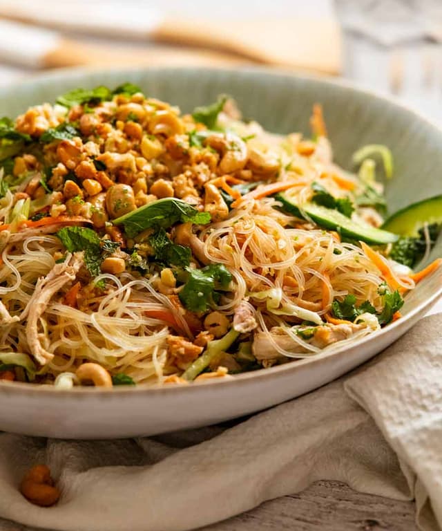 Glass Noodle Salad (Cellophane Bean Thread Noodles) Punchfork