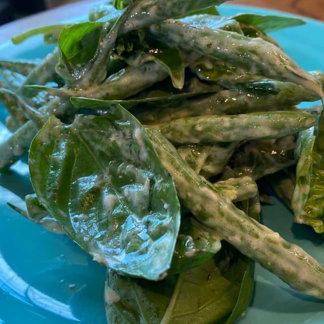 Creamy Horseradish and Green Bean Salad Punchfork