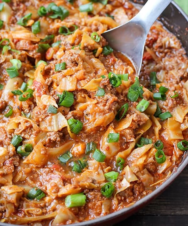 Paleo Whole30 Cabbage Roll in a Bowl Punchfork