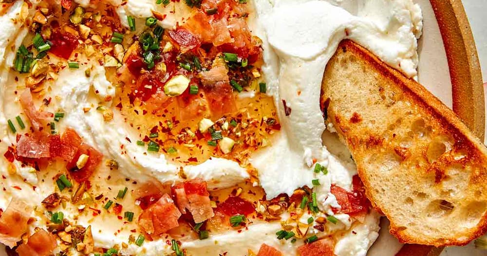 Whipped Goat Cheese Punchfork