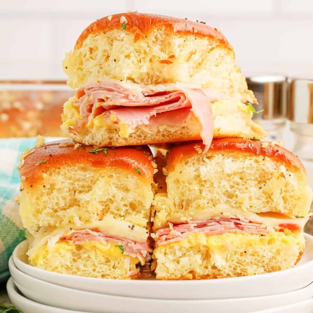 Honey Mustard Ham Sliders Punchfork