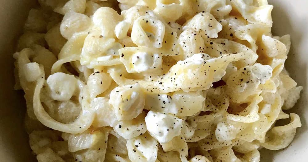 Polish Noodles (Cottage Cheese and Noodles) Punchfork