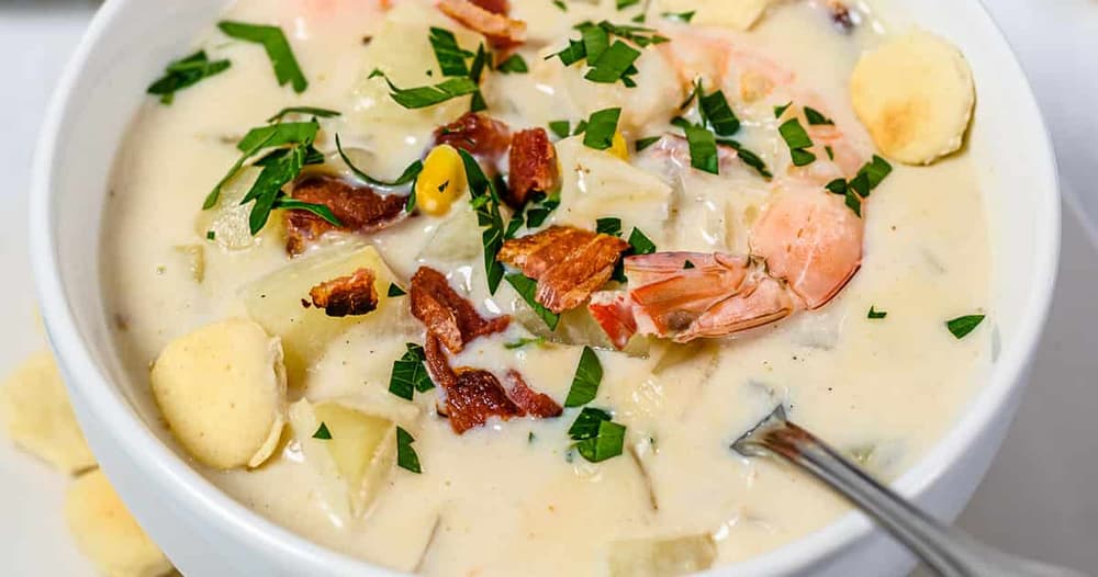 Seafood Chowder Punchfork