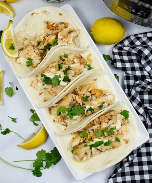 Instant Pot Tilapia Fish Tacos Punchfork