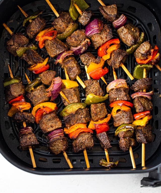 Air Fryer Beef Kabobs Punchfork