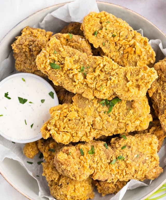 Seitan Fried "Chicken" Tenders Punchfork