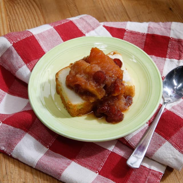 SlowCooker Fruit Compote Punchfork