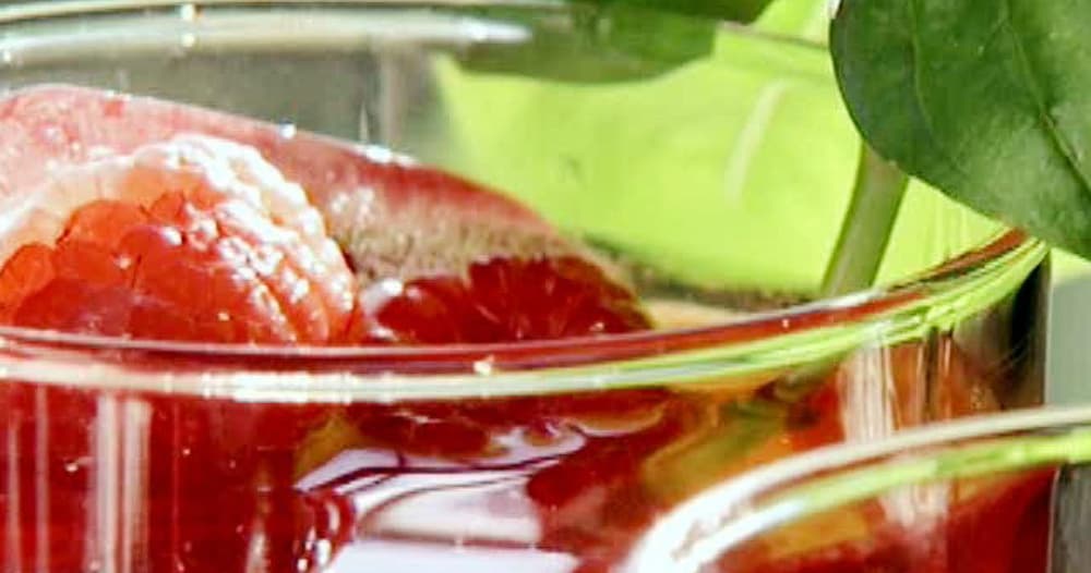 Raspberry Basil Iced Tea | Punchfork